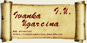 Ivanka Ugarčina vizit kartica